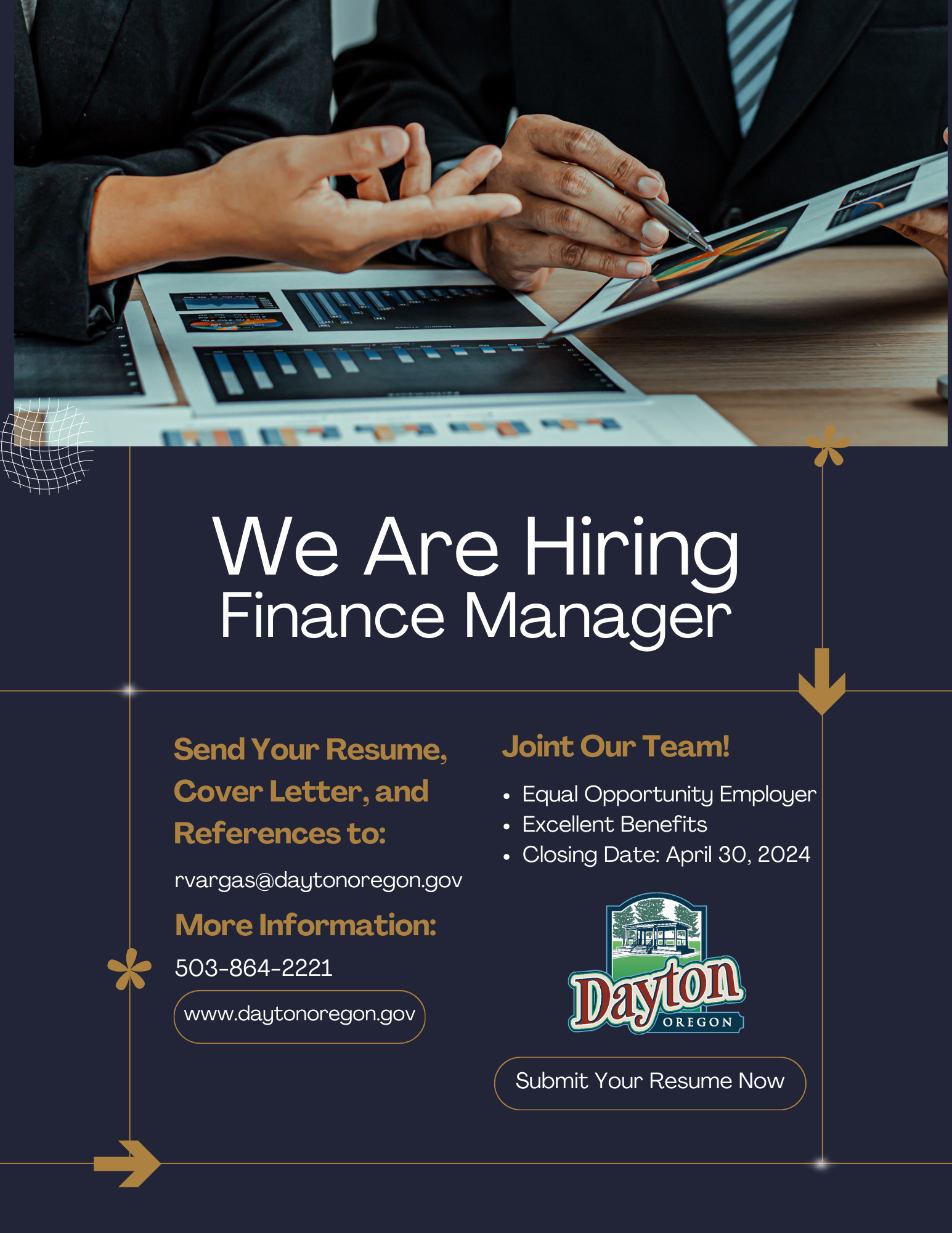 Now Hiring - Finance Manager